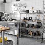 24" Deep x 42" Wide x 54" Height Wire Shelving Kit | 4-Tier | NSF Commercial Storage Rack Unit