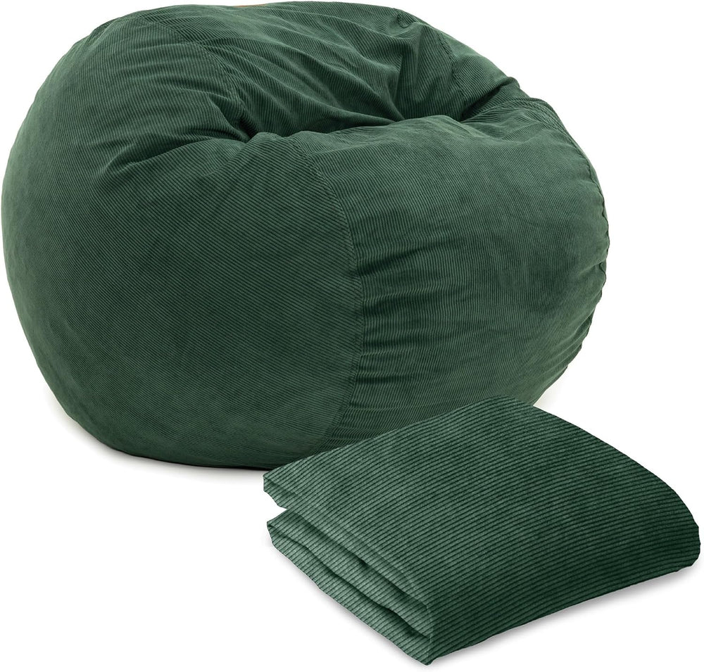 CordaRoy's Queen Size Corduroy Bean Bag Chair Cover (Bean Bag Sold Separa...