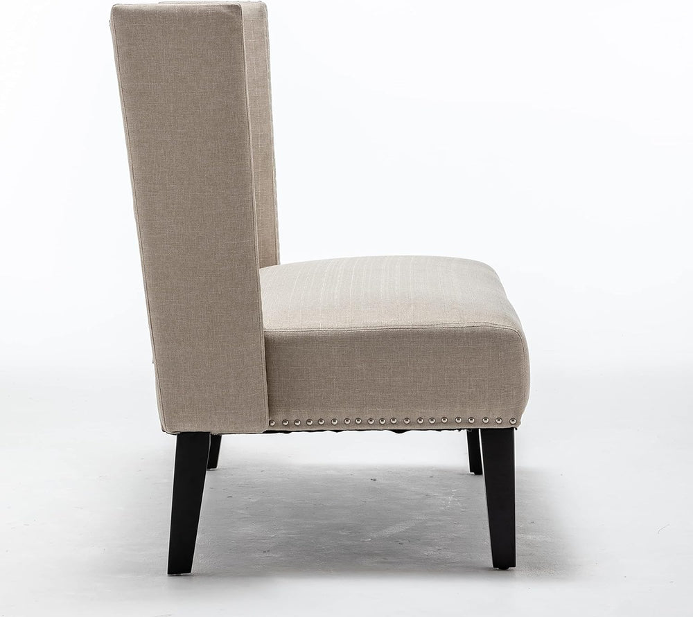 Andeworld Modern Loveseat Settee Bench Sofa Couch, Upholstered Banquette Dini...