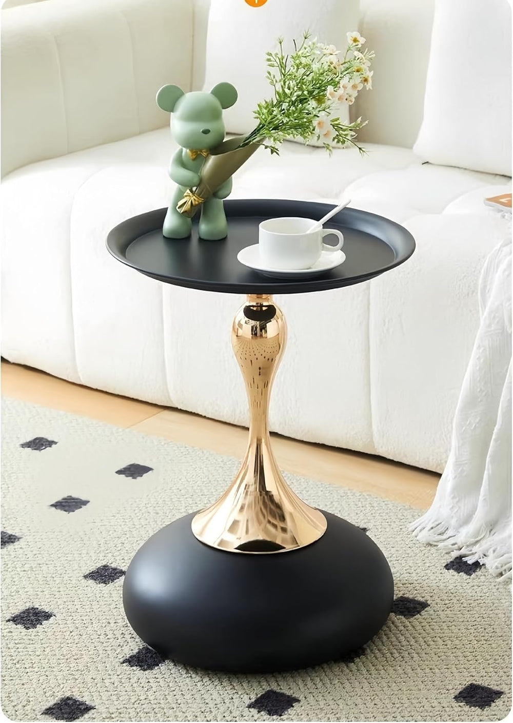 Coffee Table Living Room Metal Moving knickknacks Bedroom nightstand Sofa Sid...
