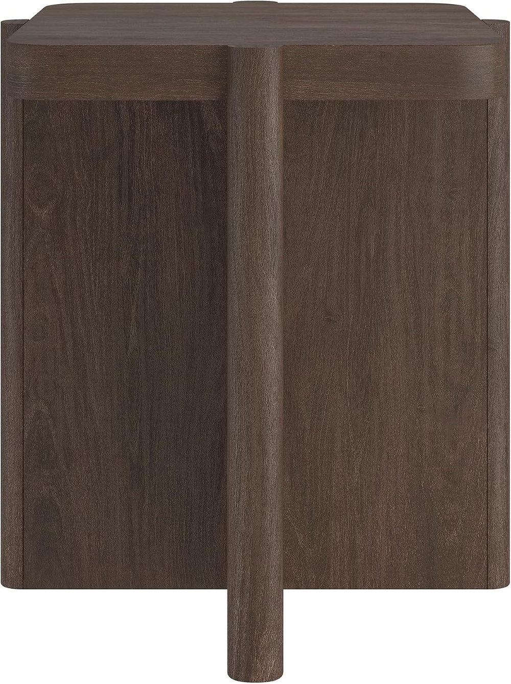Henn&Hart 20" Modern Square End Table, Side Table, Nightstand with X...
