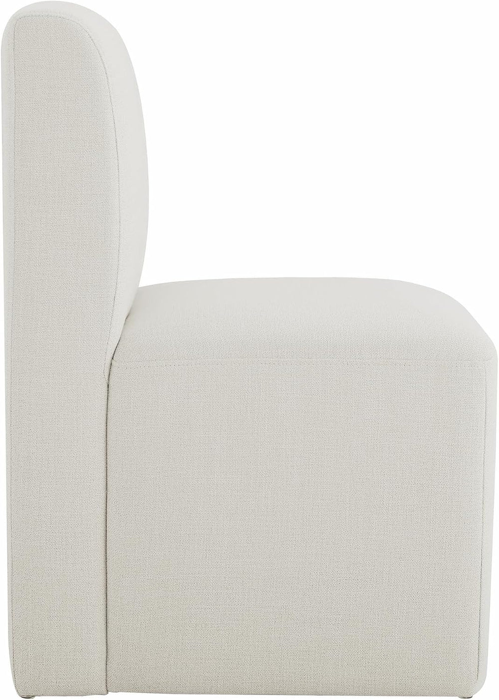 CHITA Dining Chairs with Casters Set of 4, Fully Assembled, Linen | FSC Certi...