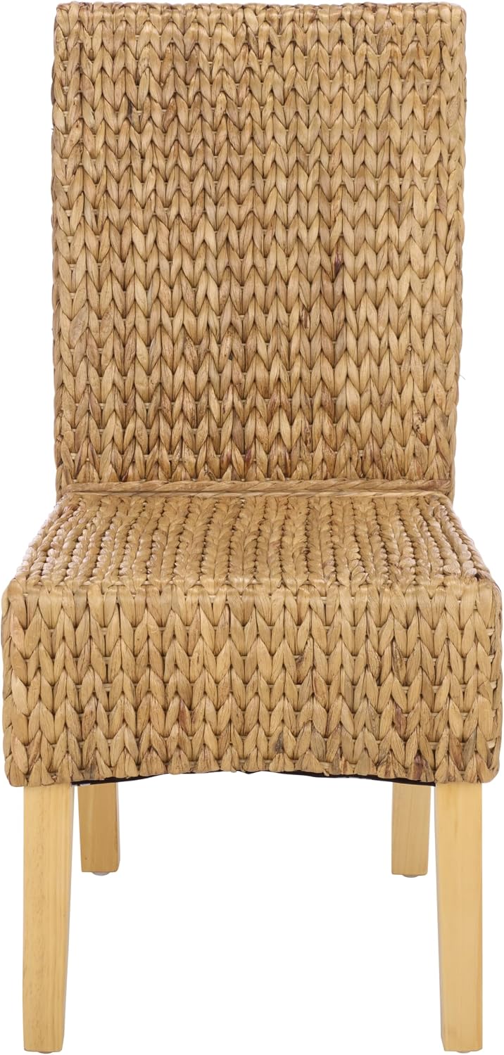 SAFAVIEH Furniture - Luz Dining Chair Set of 2 - Coastal Design - Natural Pin...