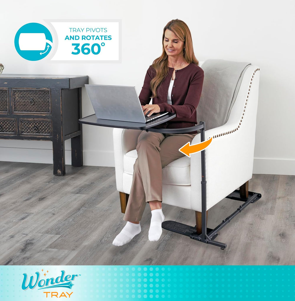 Stander Wonder Tray, Adjustable Swivel Table, Large Laptop Stand, Couch Desk,...