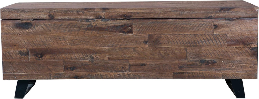 Westcliffe 46" Acacia Wood Storage Trunk, Brown