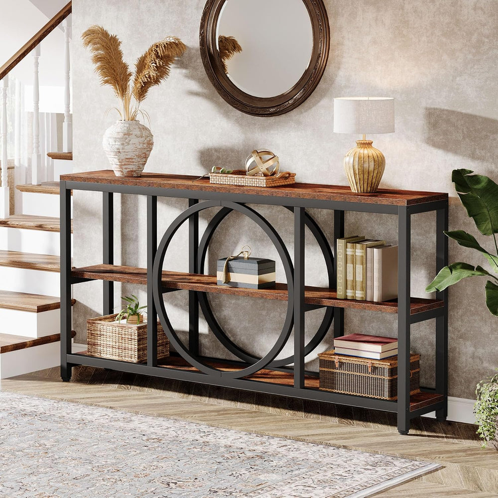Tribesigns 70.9 Inch Extra Long Console Table for Entryway, Sofa Table Behind...