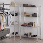 21" Deep x 42" Wide x 74" Height Wire Shelving Kit | 4-Tier | NSF Commercial Storage Rack Unit