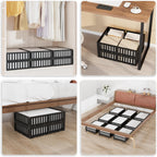 Bamboo Under Bed Storage with Wheels,Rolling Underbed Shoe Organizer Box for Shoes,Blankets,Toys,Clothes Container Space-Saving Bins for Bedroom,Closet,Dorm,Nursery
