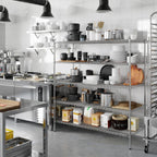 24" Deep x 60" Wide x 64" Height Wire Shelving Kit | 5-Tier | NSF Commercial Storage Rack Unit