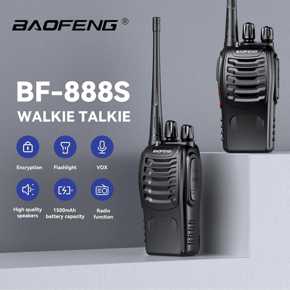 BAOFENG BF-888S Walkie Talkies High-Performance Long Range Two Way Radios for...