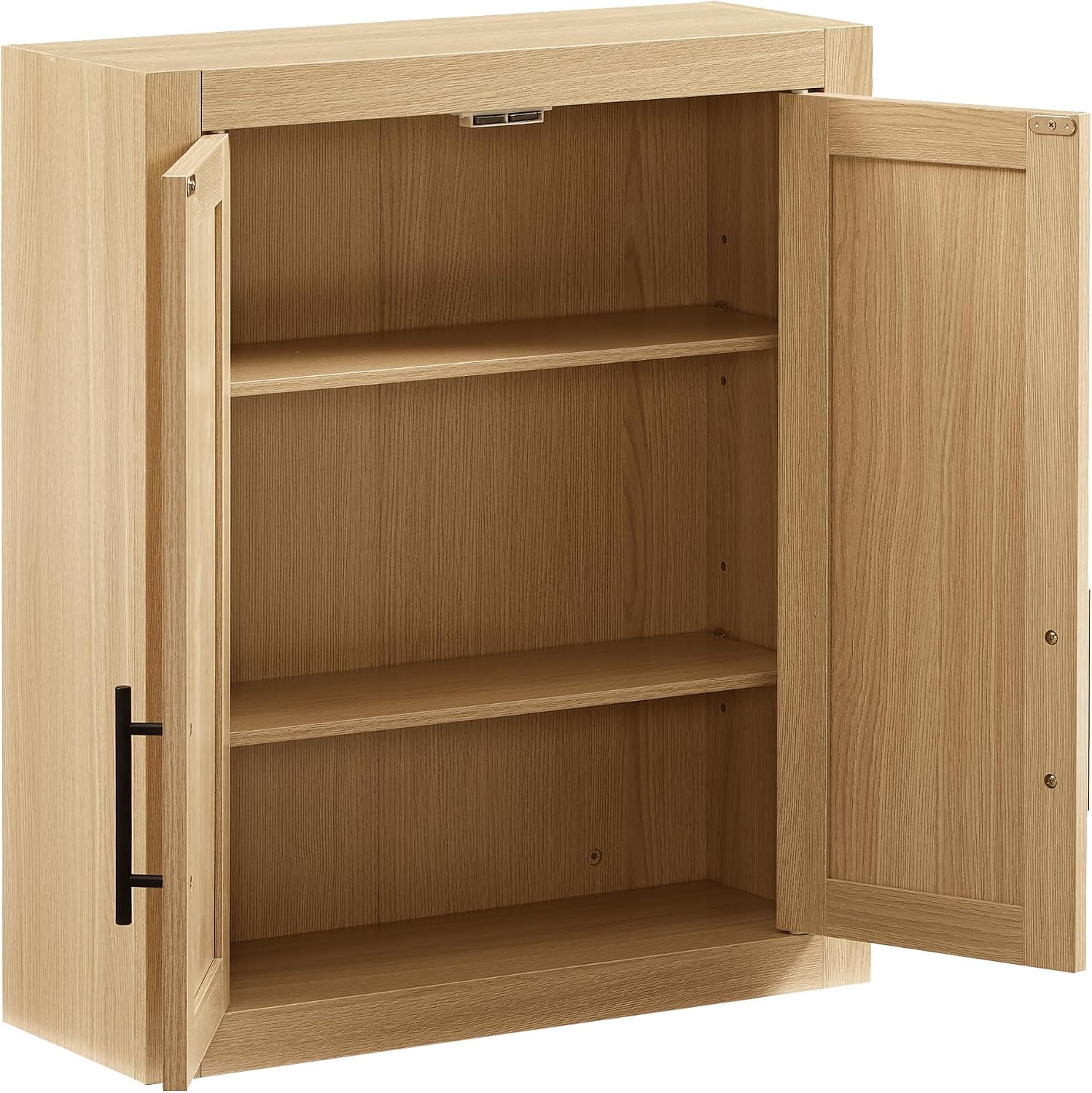 Crosley Furniture Savannah Wall Mounted Bathroom Storage Medicine Cabinet with Shelves, Natural