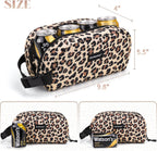 Cerbonny Small Cooler Bag Freezable Lunch Bag for Work School Travel, Leak-proof, Insulated, Waterproof, Brown Leopard, 3.5L, 9.8x5.5x4 inch
