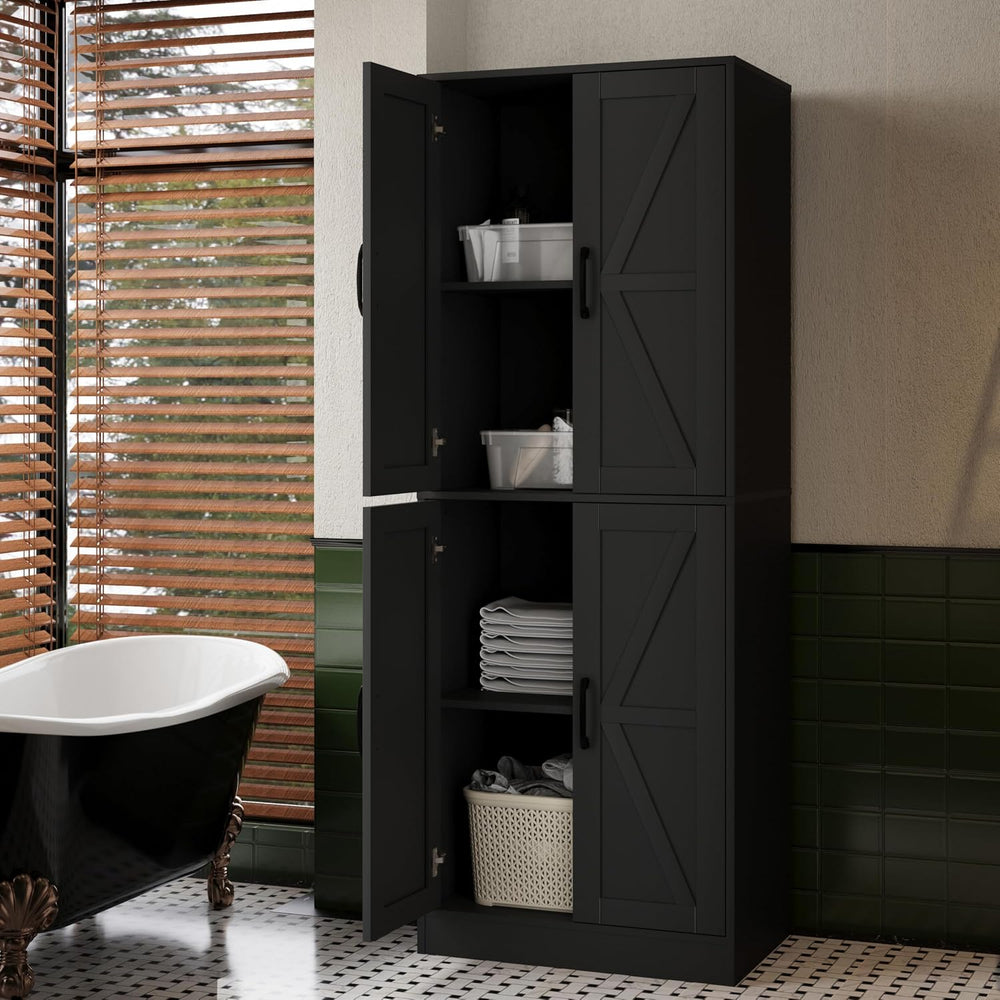 Storage Cabinet,Kitchen Pantry Cabinet,Kitchen Pantry Storage Cabinets with 4...