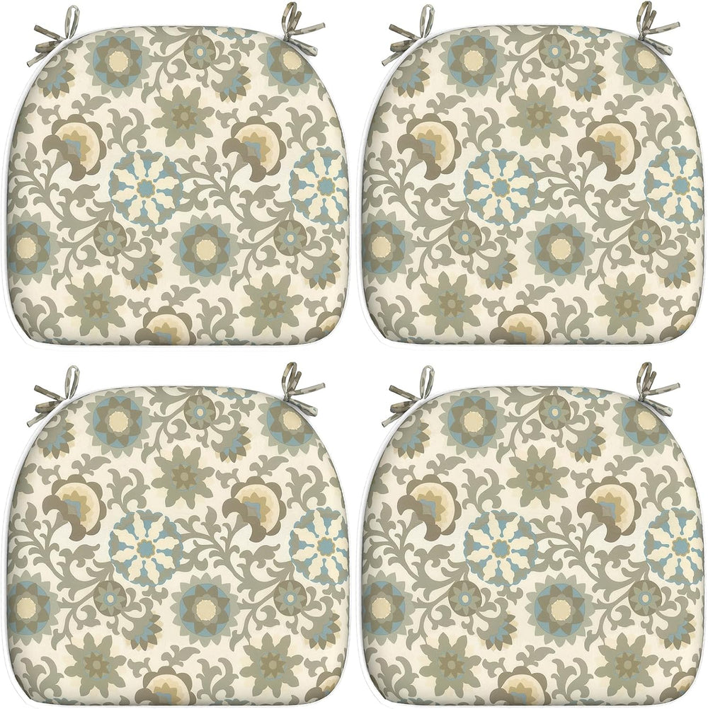 LVTXIII Outdoor Seat Cushions Patio Chair Pads with Ties, All Weather Chair C...