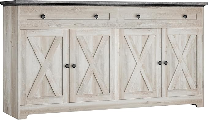 IRONCK Buffet Cabinet with Storage, Sideboard Storage Cabinet, Kitchen Cabine...