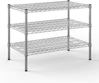 21" Deep x 36" Wide x 27" Height Wire Shelving Kit | 3-Tier | NSF Commercial Storage Rack Unit