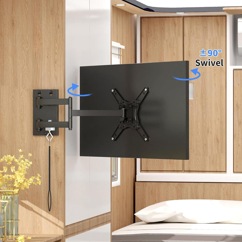 Suptek Lockable RV TV Mount for 13-43 Inch TVs | Full Motion Locking Wall Mou...
