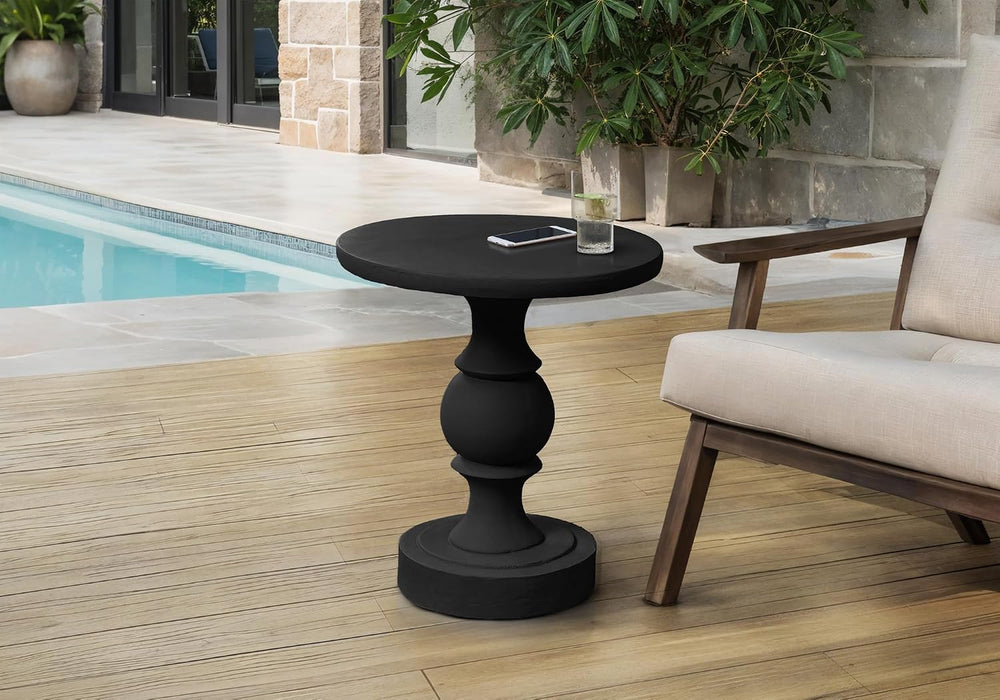 Monarch Specialties I 4162 Accent Table, 25" H, Indoor Or Outdoor, Bedro...