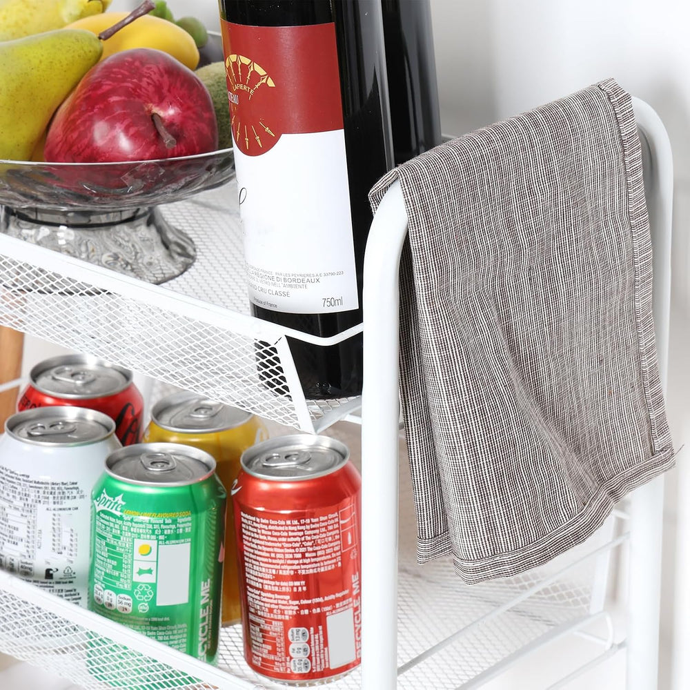 Fruit Vegetable Storage Basket, 3/4/5 Tier Stackable Metal Mesh Storage Baske...