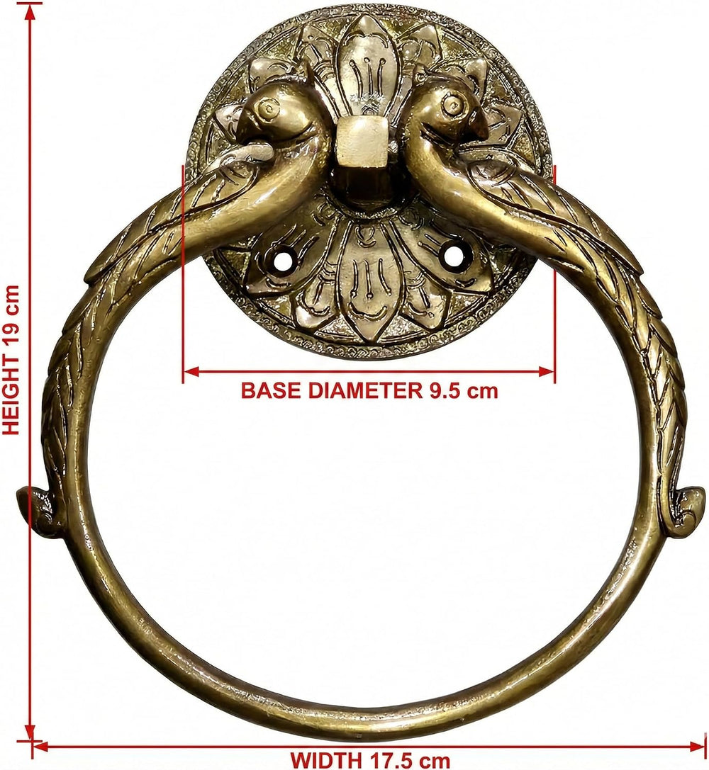 7.5" Inches - Brass Hand Towel Hanger Holder | Hand Towel Hanger Holder ...