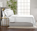 Pure Bamboo Queen Sheets, Genuine 100% Organic Viscose Derived from Bamboo Bed Sheet Set, Luxuriously Soft & Cooling, Double Stitching, 2 Year Quality Promise (Queen, White)