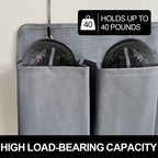 RV Shoe Pockets 10 Pockets Heavy Hanging Bedside Storage Organizer with Sturdy Hooks Storage Pockets Hangs on bed for Shoes Toys and Tool Accessories