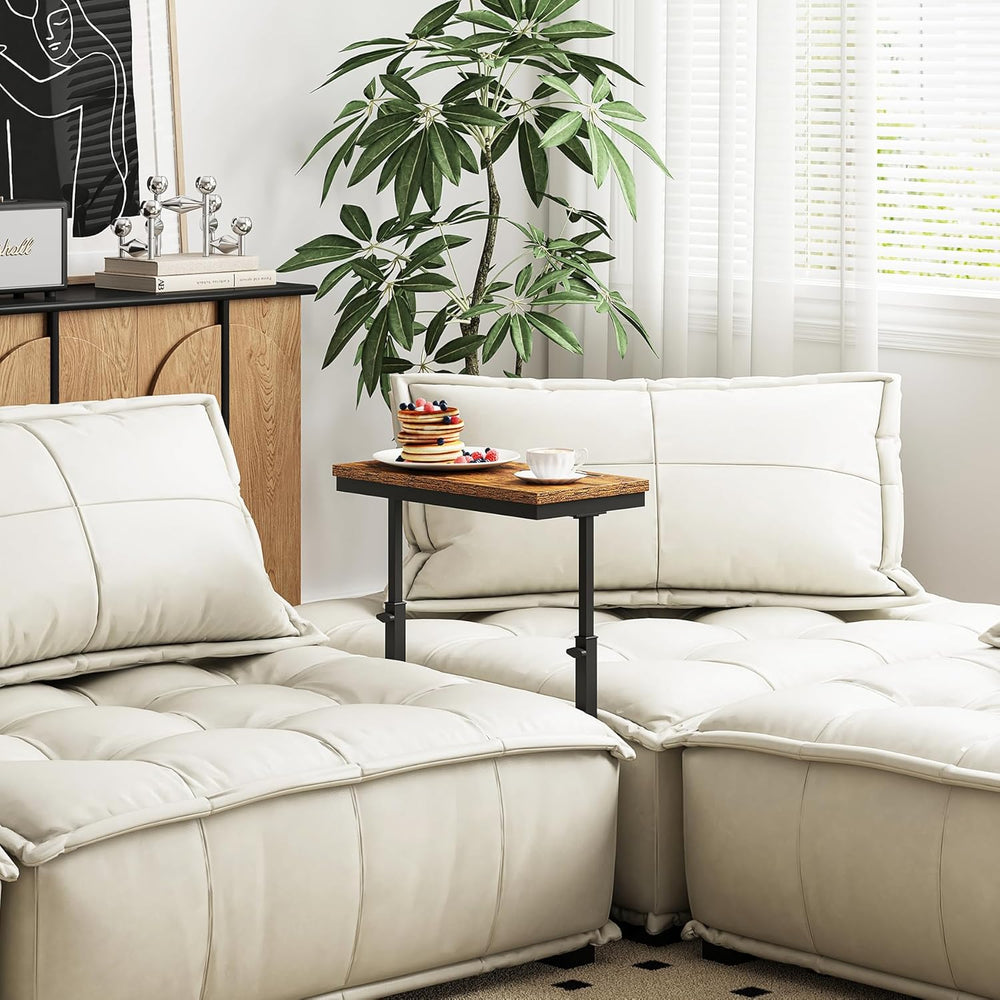 TUTOTAK End Table, Side Table, Tall Couch Table, Sofa Table, Living Room, Bed...
