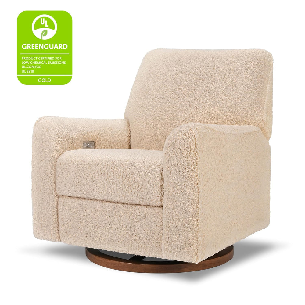 Nurseryworks for Babyletto Sunday Power Recliner and Swivel Glider in Chai Sh...