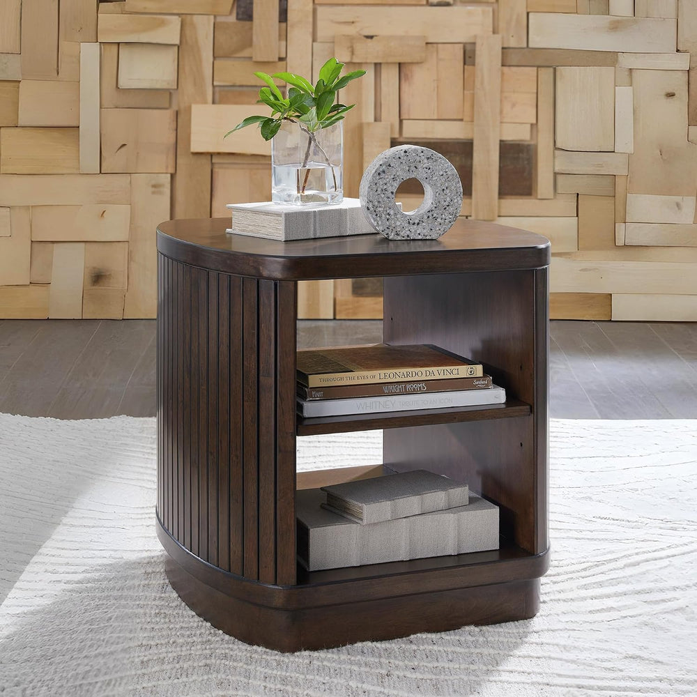 Signature Design by Ashley Korestone Contemporary End Table with Storage and ...