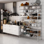 21" Deep x 54" Wide x 86" Height Wire Shelving Kit | 10-Tier | NSF Commercial Storage Rack Unit