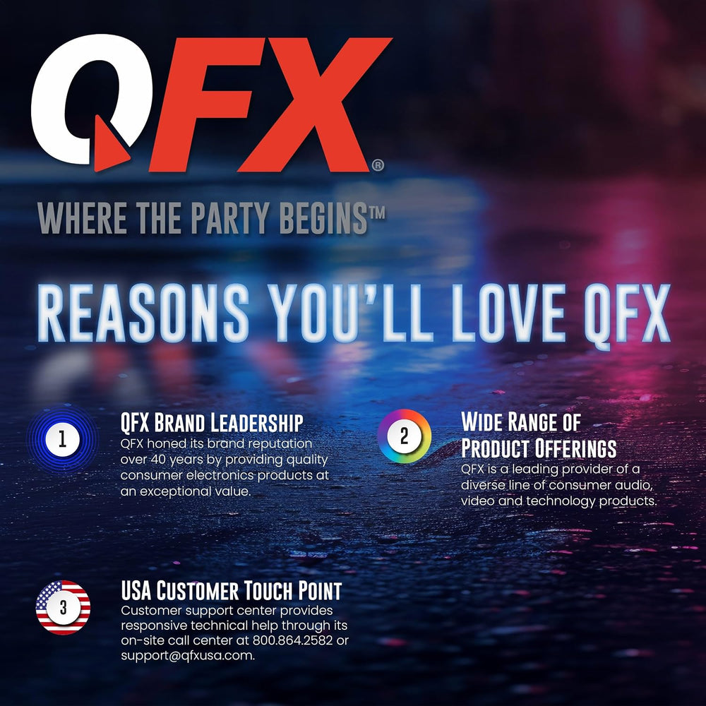 QFX R-37 6-Band (AM, FM, SW1 - SW4) Bluetooth LED Flashlight Solar Radio (202...