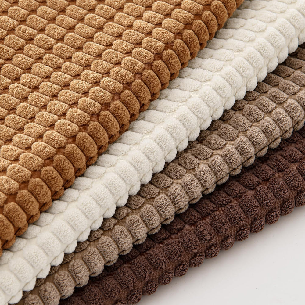 MIULEE Fall Decorative Throw Pillow Covers 20x20 Inch Set of 4 Brown