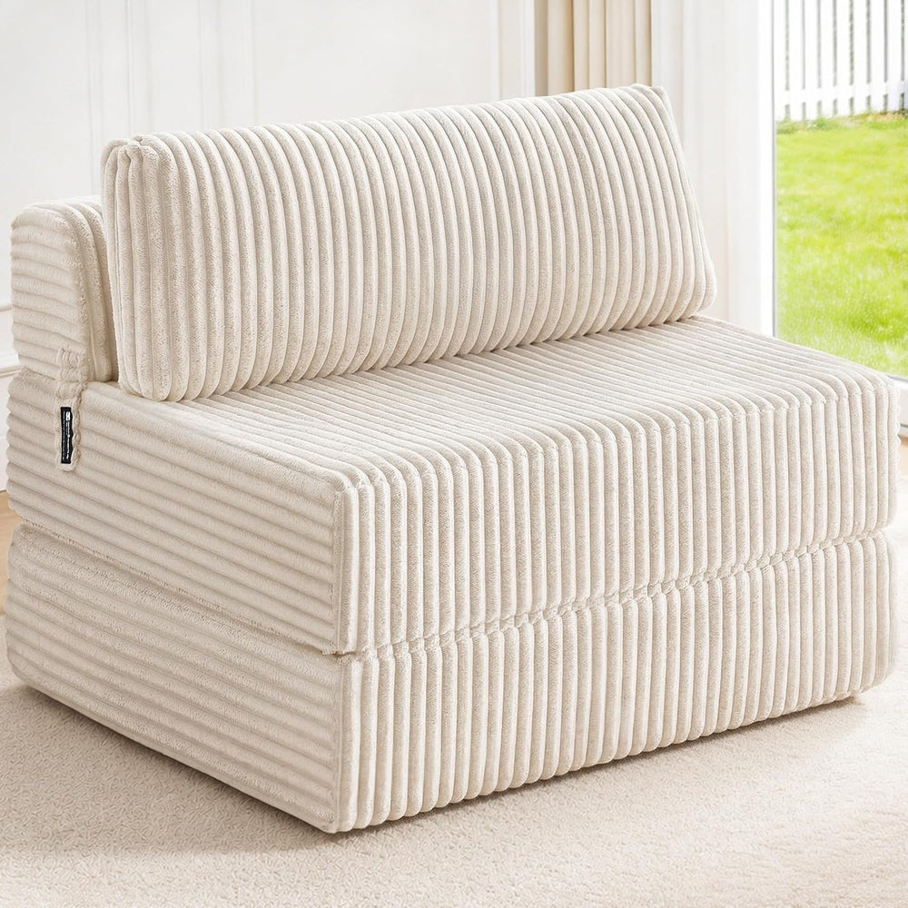 Convertible 4-in-1 Folding Sofa Bed Sleeper Chair Couch Foldable Chaise Loung...