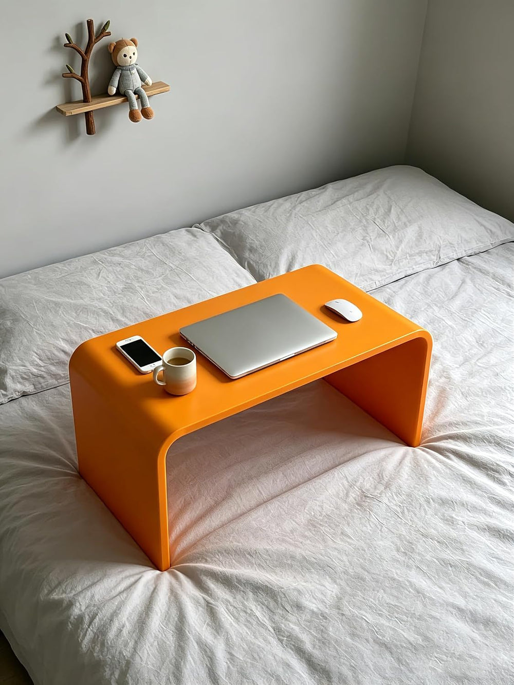 Acrylic 24 inch Small Table-Multipurpose Modern Furniture for Use as Lap desk...
