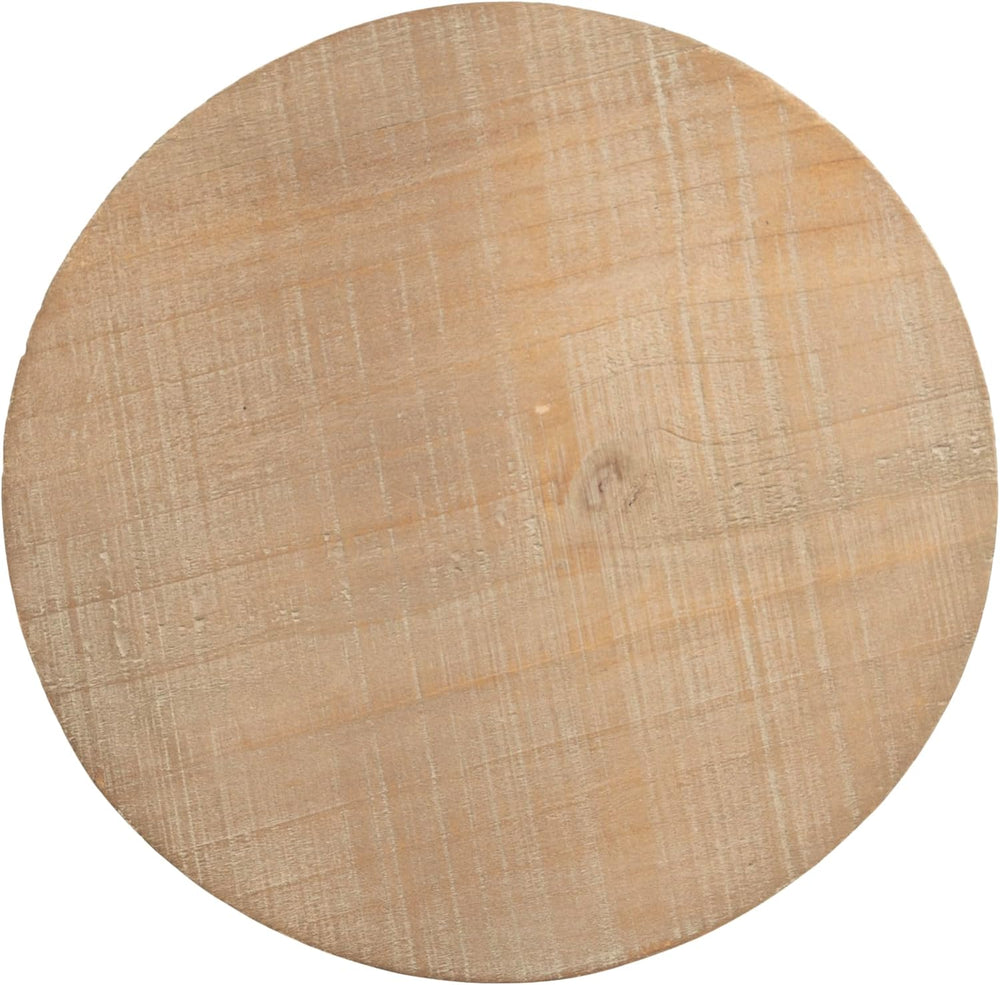 Kate and Laurel Stratton Round Pedestal Drink Table; 9 x 9 x 22; Hazelnut Bro...