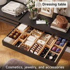 Bamboo Drawer Dividers, Expandable Kitchen Drawer Organizer | Include 6 Dividers, 6 Small Inserts and 6 Medium Inserts for Home, Office, Dressers