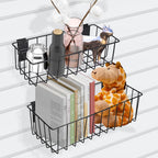 Heavy-Duty Slatwall Baskets and Hooks - Slatwall Accessories for Standard Slatwall Panels | Ideal for Organizing Garages and Workshops