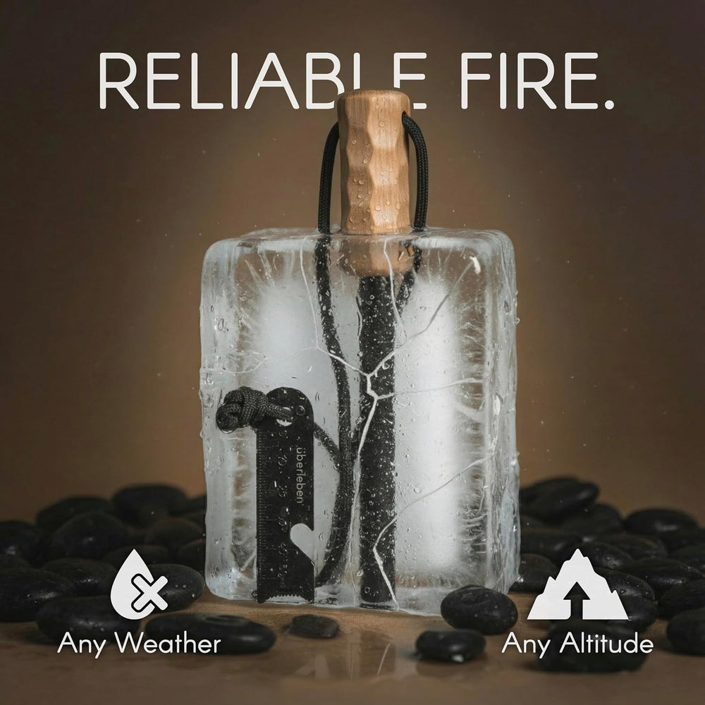 Überleben Kräftig Grip Ferro Rod Fire Starter for Survival w/Multi-Tool Fire ...