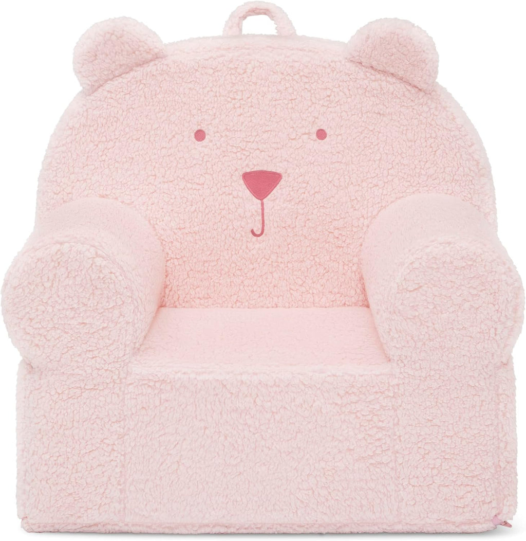 GAP babyGap Sherpa Bear Chair - Greenguard Gold Certified, Blush