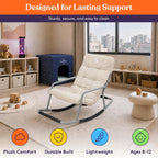 Special Supplies Sensory Rocking Chair for Kids, Preteens - Comfortable Preteen Rocker- Versatile Floor Chair with Soft Fabric and Stability for Playroom, Bedroom Ages 8-12