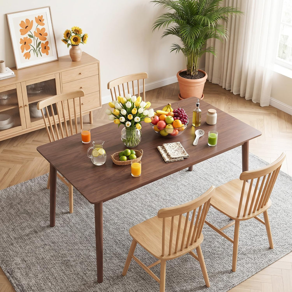 FDW 47 Inches Dining Table, Dining Room for 4 People, Small Rectangular Table...