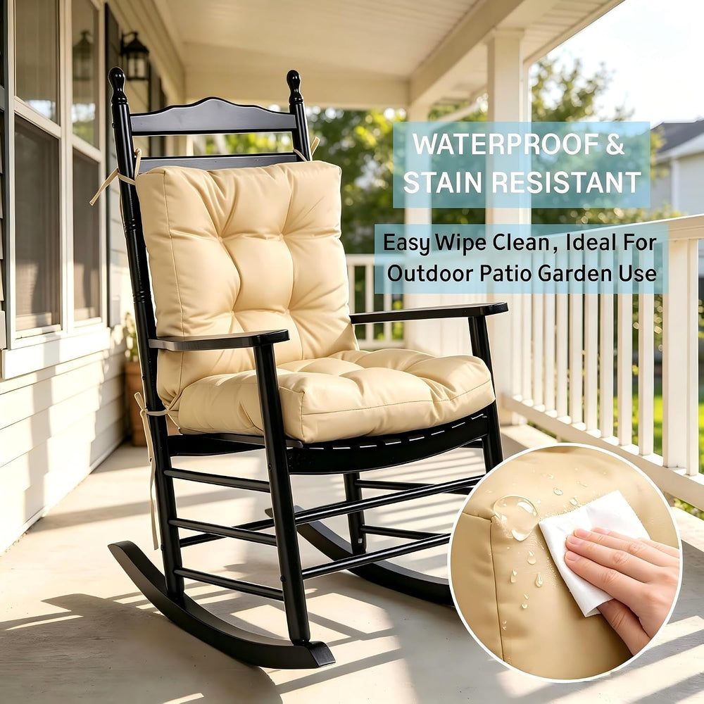 QILLOWAY Outdoor Chair Cushion for Patio Furniture, Waterproof Patio Cushions...