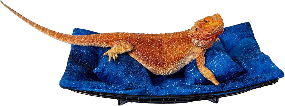 Chaise Lounge for Bearded Dragons, Starry Night Fabric