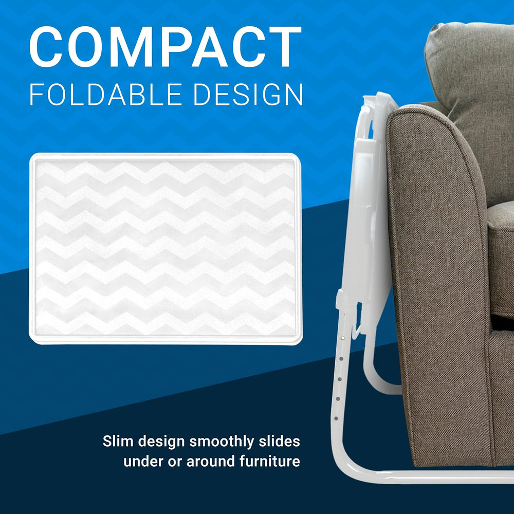 Table-Mate TV Tray Table | Portable Desk Folding Dinner Tray, Couch Table Tra...