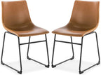 EdgeMod Brinley Dining Chair in Tan (Set of 2)