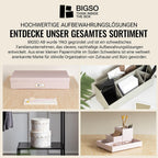 BIGSO OSKAR A4 Document Box - Storage Box with Lid and Handle - Desk Tray for Paper, Brochures & Documents - Shelf Storage Box Made of Fibreboard and Paper - Pink
