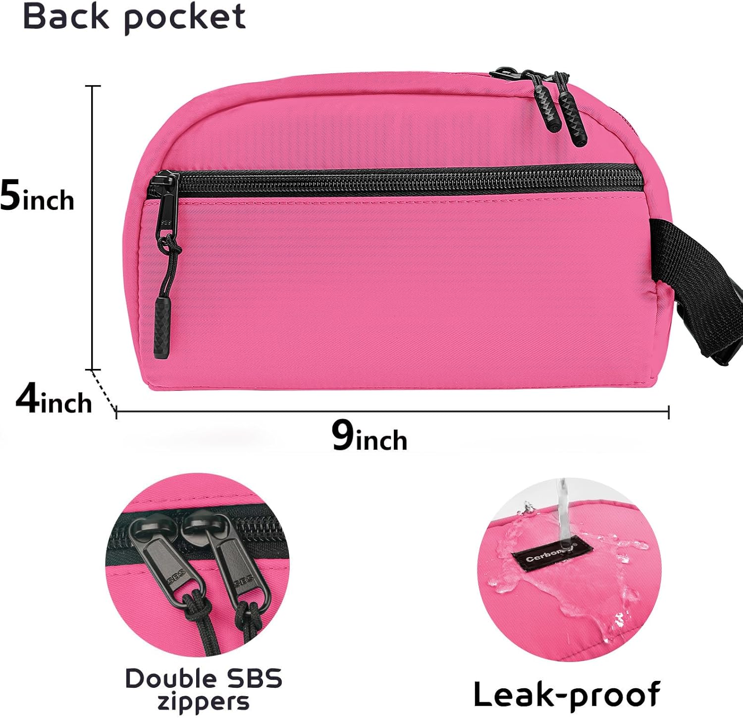 Cerbonny Small Cooler Bag Freezable Lunch Bag for Work School Travel, Leak-proof, Insulated, Suitable for 3+