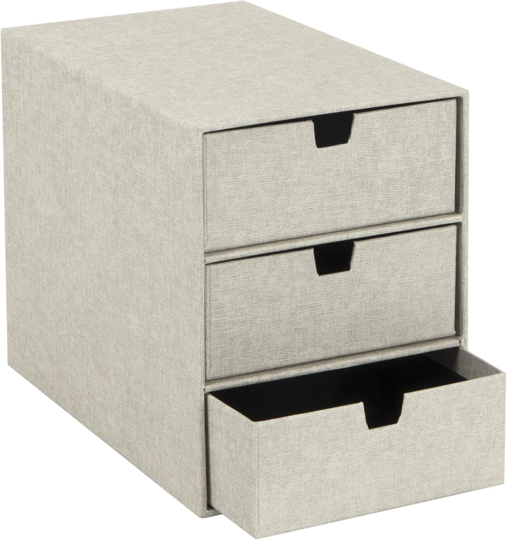Bigso Box of Sweden 3-Tier Desktop Drawers - Desk Tidy Organiser for Statione...