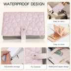 Travel Jewelry Organizer Case,Jewelry Storage Roll Bag for Women,Tangle-Free Portable Storage for Necklaces & Earrings/Rings/Bracelets,Jewelry Storage Book, Waterproof Organizer Bag