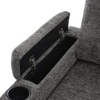 Eafurn Oversized U Shaped Sectional Sleeper Sofabed Pull Out Couch Bed for Living Room 6 Seater Upholstered Convertible Pullout Lounge Sofa Couch w/Storage Chaise, USB Ports for Living Room Apartment